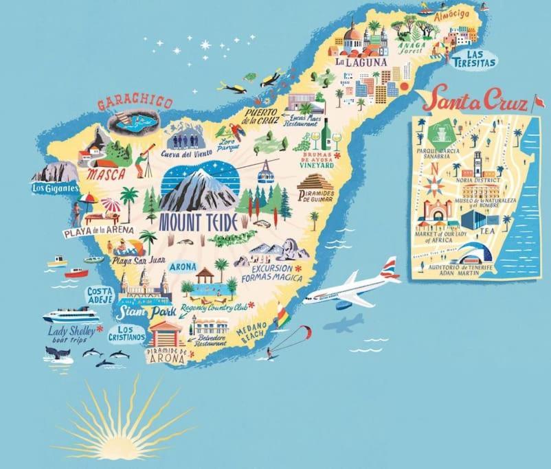 Acogedor Apartamento Con Vistas Al Mar Costa Adeje  Ngoại thất bức ảnh